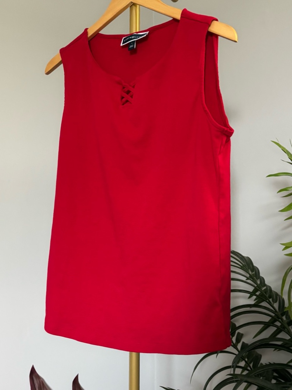 Karen Scott Sleeveless Knit Tanks in Red, White & Black - Set of 3 - Picture 9 of 16